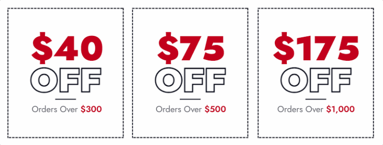 Winter Special Savings Matrix