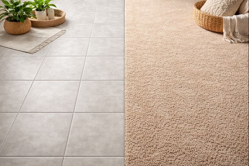 tile vs carpet